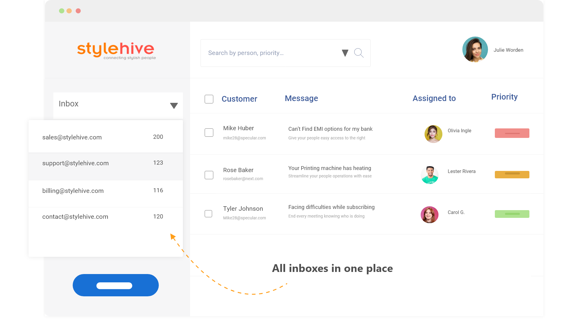 ProProfs Help Desk - Best for shared inbox